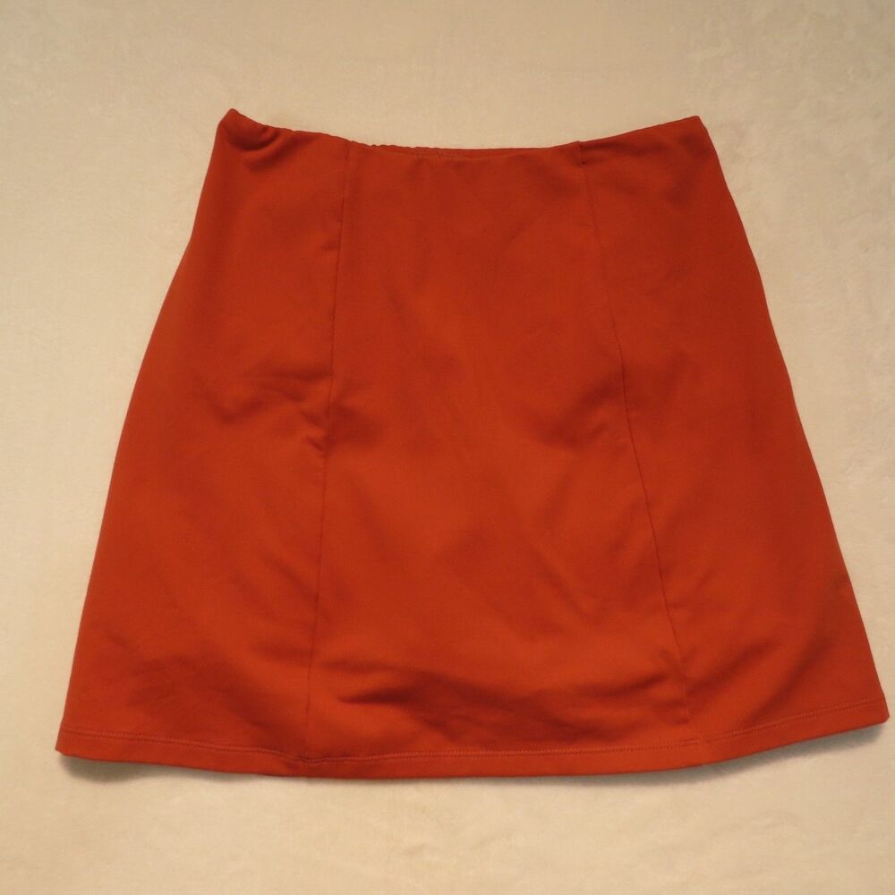REI Co-Op Small Terracotta Rust Orange Hiking Running Skort Tennis Skirt Women